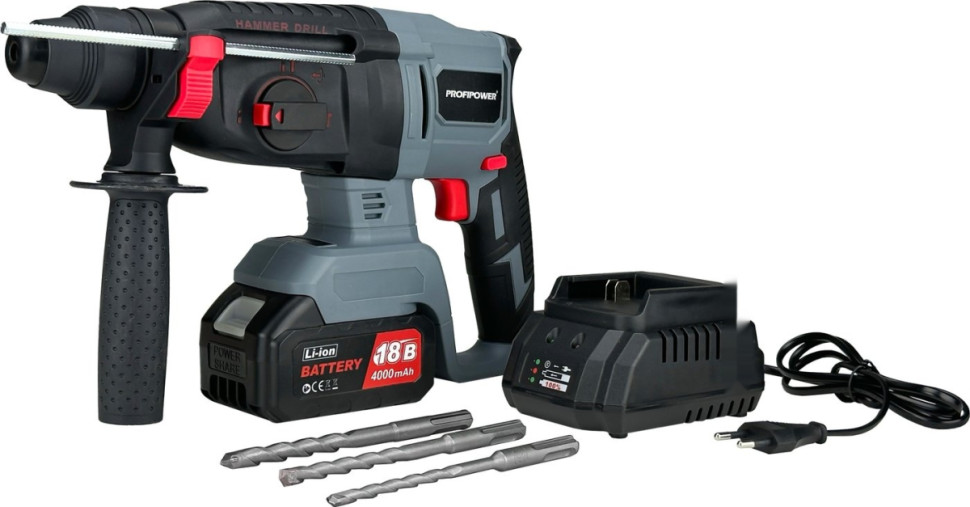 Перфоратор Profipower MKDHR-18V (с 1-им АКБ, кейс)