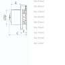 Вытяжная вентиляция Vortice ME 100/4" LL T (черный металлик)