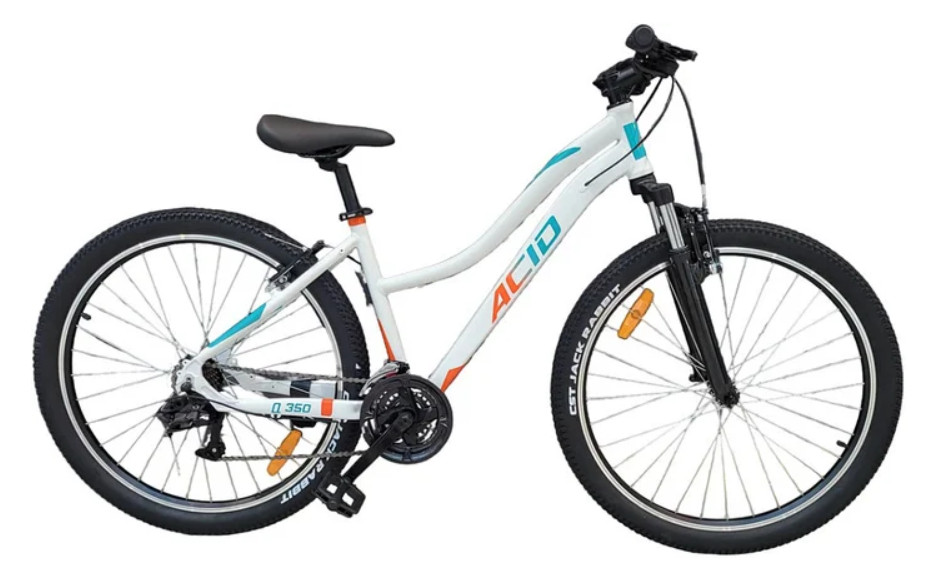 Велосипед Forward Acid 27.5 Q-350 FR р.16.5 2024 (белый/бирюзовый)