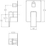 Смеситель Omnires Parma PM7435BL