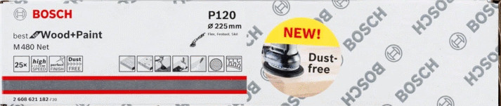 Набор шлифлистов Bosch M480 Best Wood and Paint 2608621182