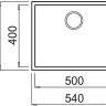 Кухонная мойка Elleci Quadra 105 Undermount Bianco 52