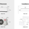 Кондиционер LG Dualcool Deluxe Pro H09S1D