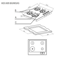 Варочная панель Evelux HEG 605 BG