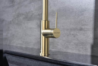 Смеситель Paulmark Galant Ga213077-SBG (золото/светлое брашированное золото)