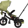 Детский велосипед Moby Kids Leader 360° 12x10 AIR (оливковый)