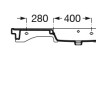 Умывальник Roca The Gap A3270ME000