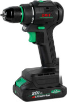 Ударная дрель-шуруповерт DWT DWT ASBP-20 DNM-2 BMC (с 2-мя АКБ, кейс)