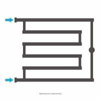 Полотенцесушитель Сунержа High-Tech model &quot;L+&quot; 500х650 00-4052-5065