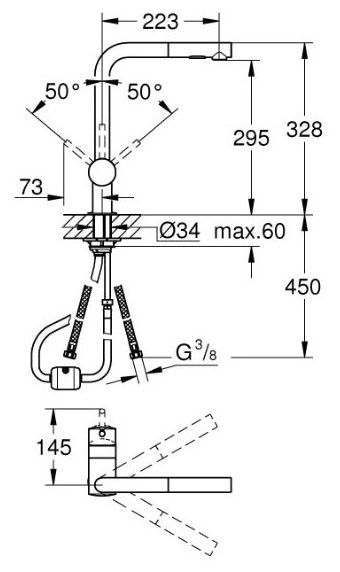 Смеситель Grohe Minta 30274DC0