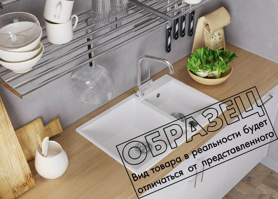 Кухонная мойка Polygran Brig 772 (светло-серый)