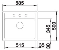Кухонная мойка Blanco LEGRA 6 антрацит
