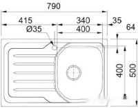 Кухонная мойка Franke OLL 611-79