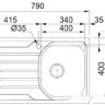 Кухонная мойка Franke OLL 611-79