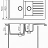 Кухонная мойка Tolero R-118 (серый)