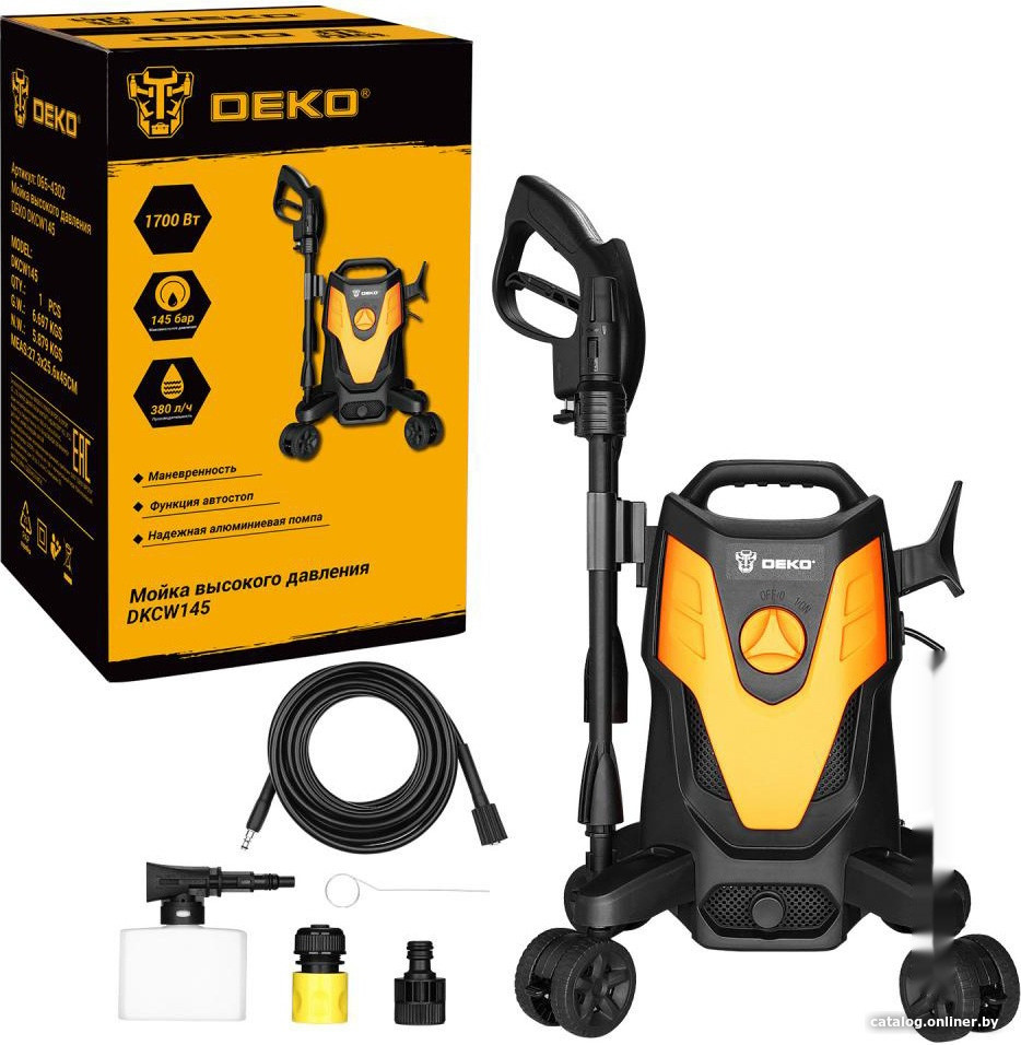 Мойка высокого давления Deko DKCW145 065-4302