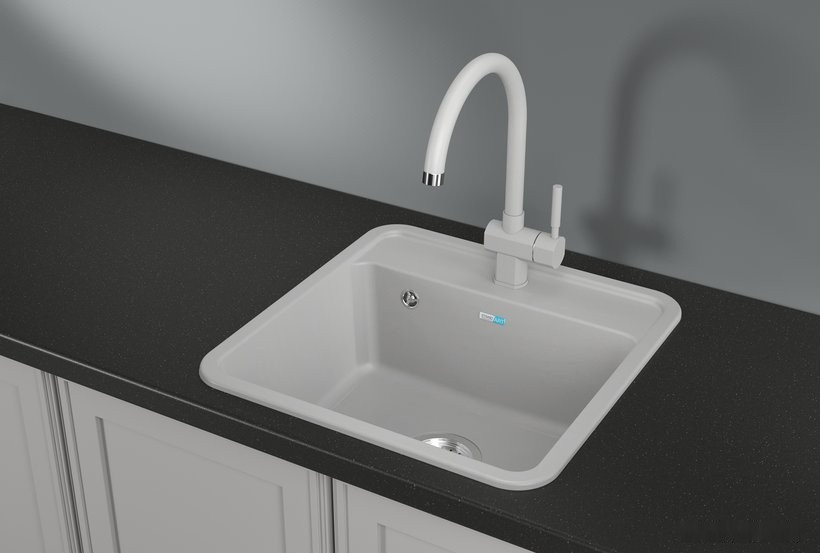 Кухонная мойка Granula ST-5001 (белый)