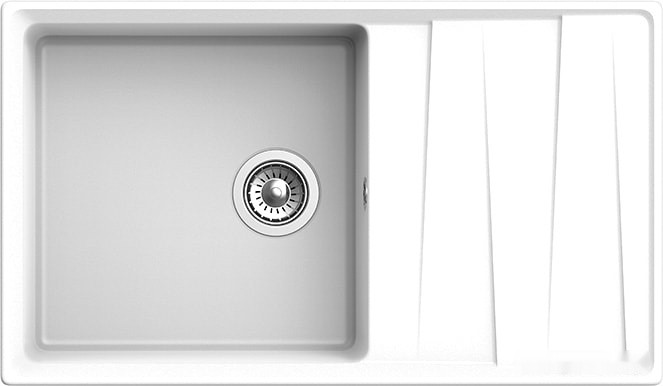 Кухонная мойка GranFest GF-LV-860L (иней)