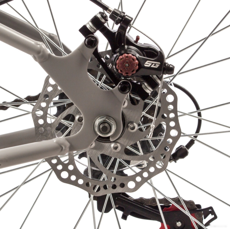 Велосипед Novatrack Action D 2023 24SHD.ACTION.14GR23 (серый)
