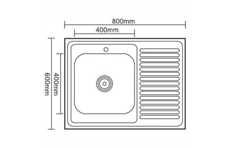 Кухонная мойка Ledeme L68060-L