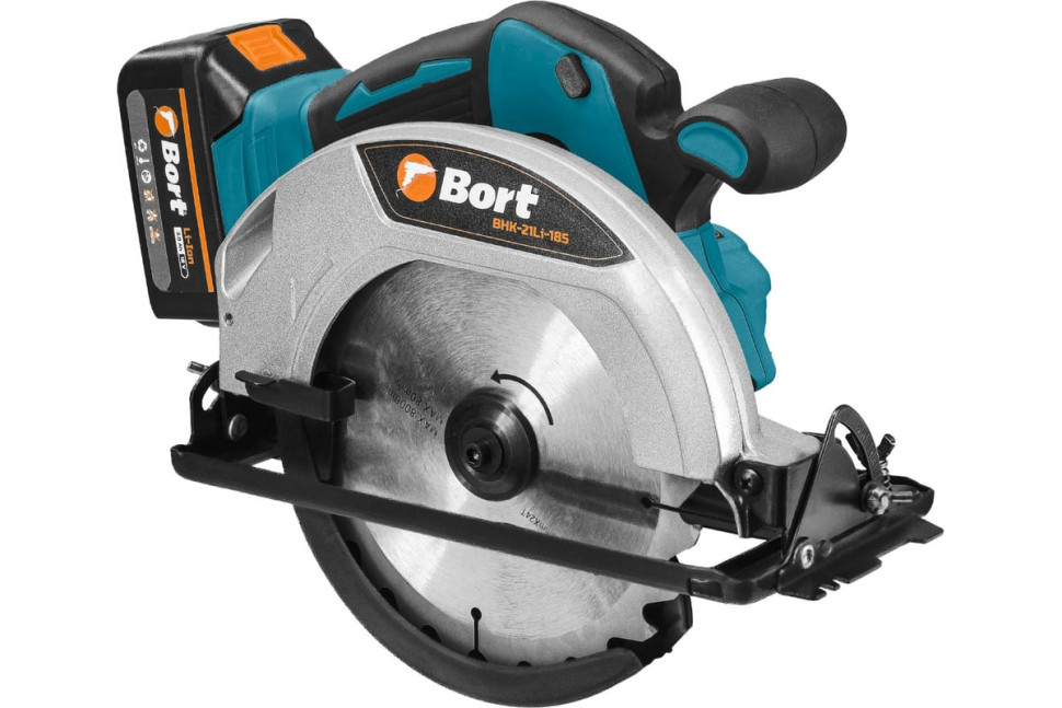 Дисковая (циркулярная) пила BORT BHK-21Li-185 (с 2-мя АКБ)
