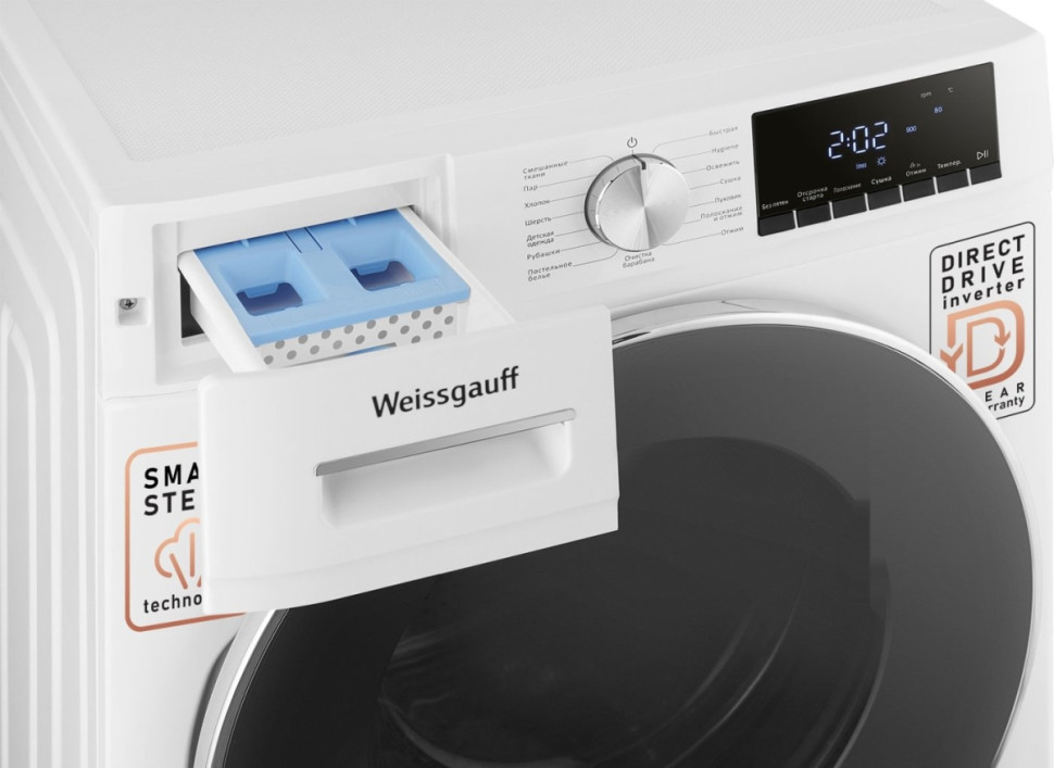 Стиральная машина Weissgauff WMD 58411 Direct Drive Steam