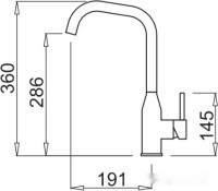 Смеситель Elleci Dora G43 Tortora