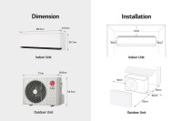 Кондиционер LG Dualcool Deluxe Pro H12S1D