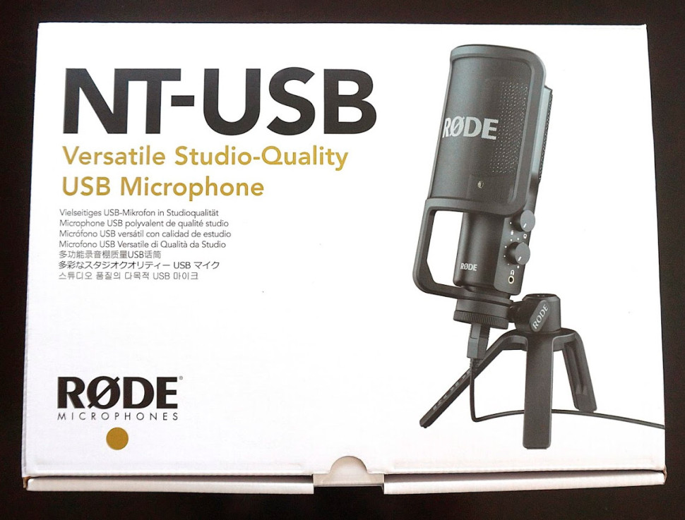 Конденсаторный микрофон RODE NT-USB