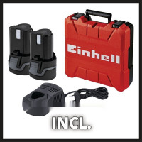Дрель-шуруповерт Einhell TE-CD 12 Li 4513619 (с 2-мя АКБ, кейс)