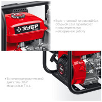 Мотопомпа ЗУБР МП-1000