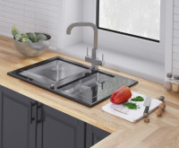 Кухонная мойка Zorg GS 7850-2 (черный)