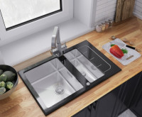 Кухонная мойка Zorg GS 7850-2 (черный)