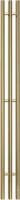 Полотенцесушитель Terminus Стойка Trio Круг 120х1200 (матовое золото)