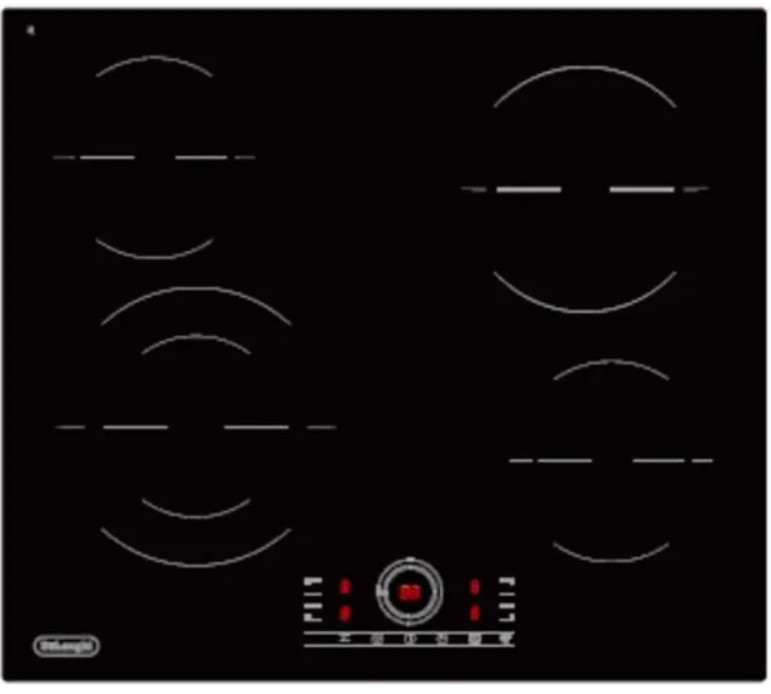 Варочная панель Delonghi VITTORIO 1E1F CR