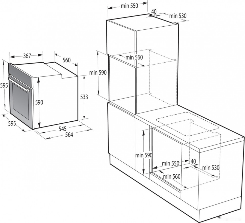 Духовой шкаф Gorenje BO6727E03X