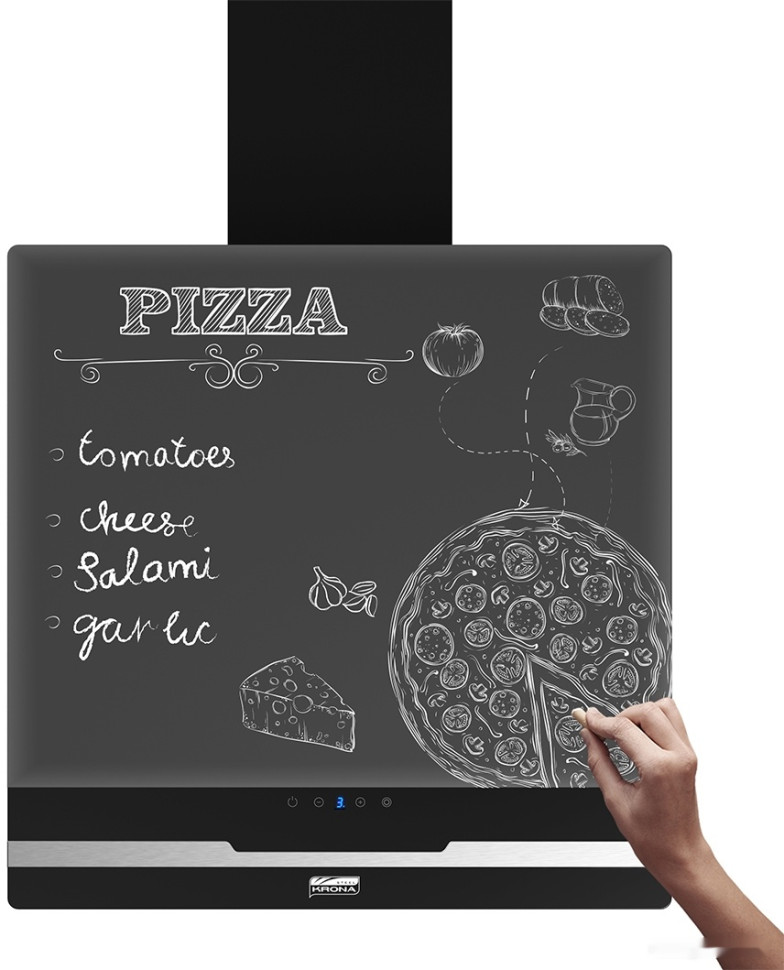 Вытяжка Krona Domenika 600 blackboard S Вытяжка Krona Domenika 600 blackboard S