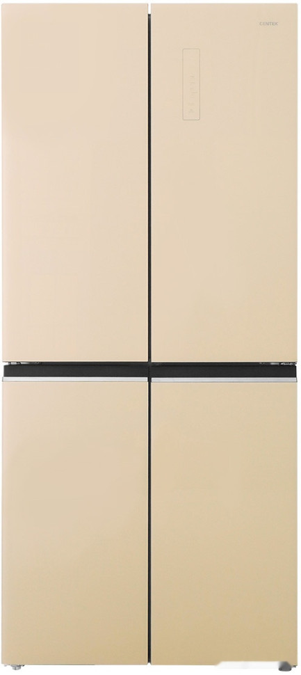 Четырёхдверный холодильник CENTEK CT-1744 Beige