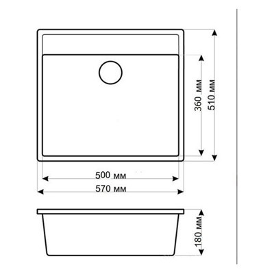 Кухонная мойка Gerhans A12 (Beige)