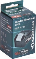 Аккумулятор для инструмента Интерскол АПИ-5.0/18 2400.022 (18В/5 Ач)