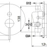 Смеситель Omnires Y1235BL