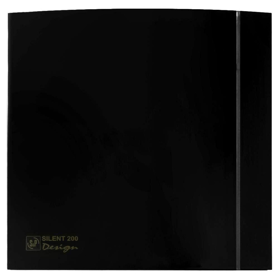 Осевой вентилятор Soler & Palau Silent-200 CRZ Matt Black Design 5210425400-013100