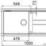 Кухонная мойка Elleci Best 480 K97 Light Grey