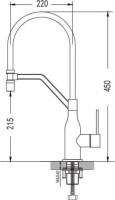 Смеситель Shevanik S343C-1 (белый)