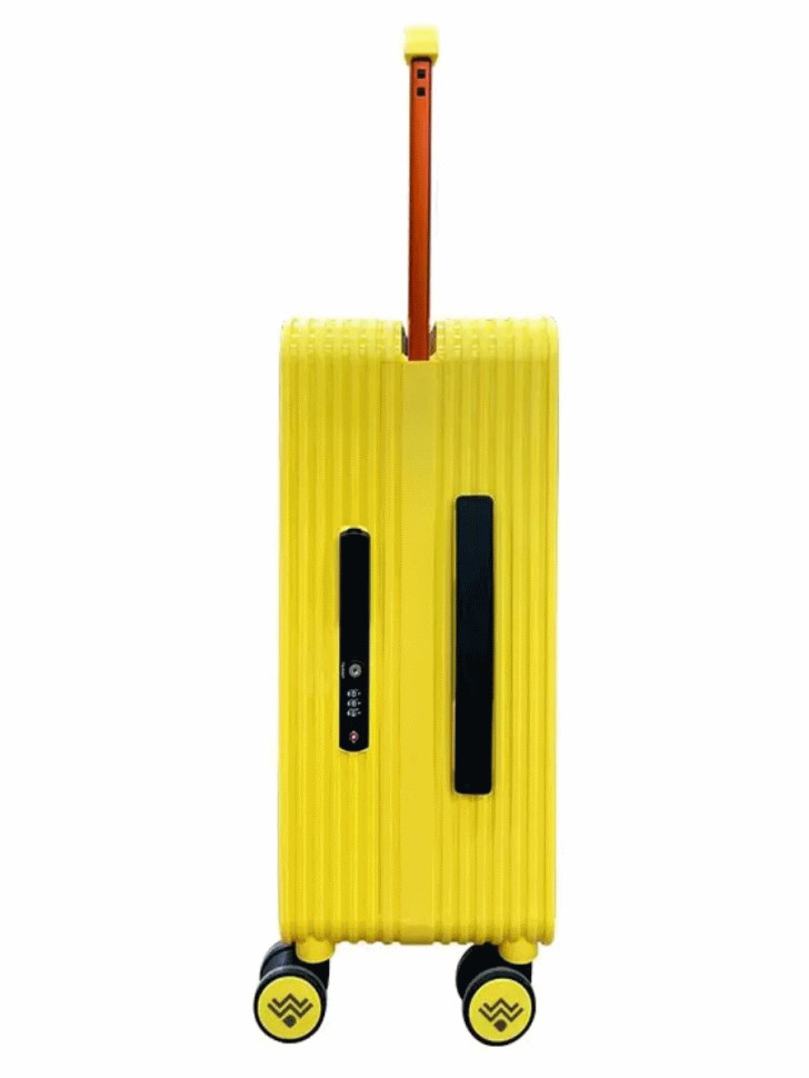 Чемодан DoubleW 005# (M, желтый)