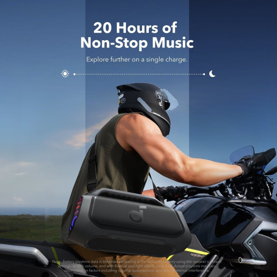 Портативная акустика Anker Soundcore Boom 2 Plus (черный)