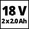 Дрель-шуруповерт Einhell TE-CD 18/2 Li 4514231 (с 2-мя АКБ)