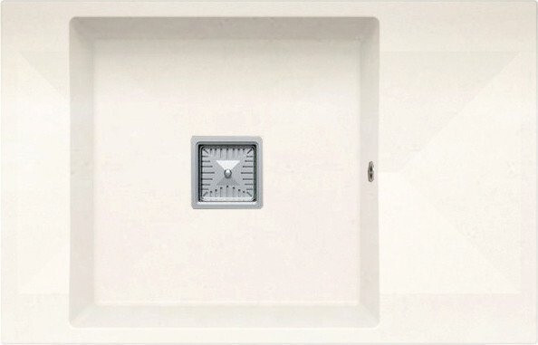 Кухонная мойка Polygran Blade 780 (белый хлопок)