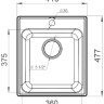 Кухонная мойка GranFest QUARZ GF-Z17 (Gray)