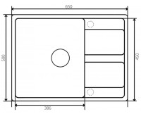 Кухонная мойка Zorg Apollo 65 (песчаный берег)